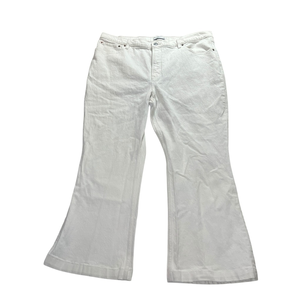 Abercrombie Fitch‎ The Vintage Flare High Rise Jeans Women's Size 34 Off White